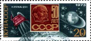 Colnect-3269-763-Cosmonautics-Day-Lenin-plaque.jpg