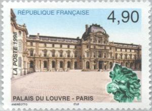 Colnect-146-598-Paris---the-Louvre-France-China-Joint-Issue.jpg
