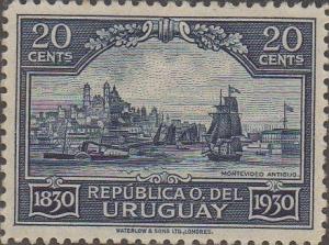 Colnect-1105-754-Montevideo-harbor-in-1830.jpg