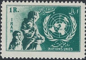 Colnect-1736-914-Mother-with-children-UN-Emblem.jpg