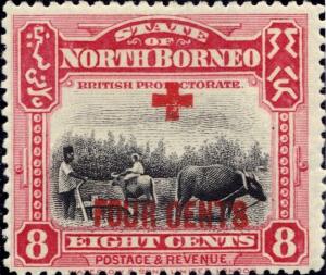 Colnect-4148-614-Ploughing-with-Buffalo---surcharged.jpg