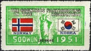 Colnect-1910-253-Norway--amp--Korean-Flags.jpg
