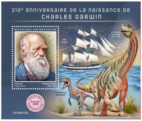 Colnect-6009-846-210th-Anniversary-of-the-Birth-of-Charles-Darwin.jpg