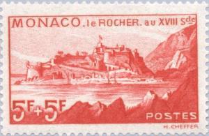 Colnect-147-287-Rock-of-Monaco-after-an-engraving-from-the-18th-century.jpg