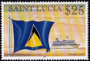 Colnect-3505-174-Flag-of-St-Lucia-and-Royal-Princess-cruise-liner.jpg