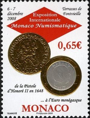 Colnect-1146-496-Double-pistol-gold-coin-by-Prince-Honor-eacute--II-1-Euro-coin.jpg