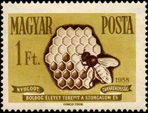 Colnect-3700-549-European-Honey-Bee-Apis-mellifera-Honeycomb.jpg