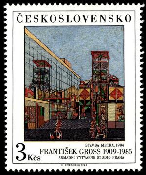 Colnect-3796-207-Metra-Building-by-Frantisek-Gross-1909-1985.jpg