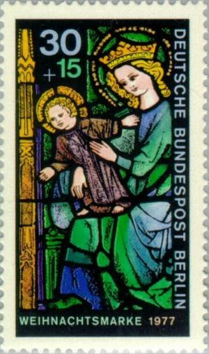 Colnect-155-359-Mary-with-the-child-St-Gereon-in-Cologne.jpg