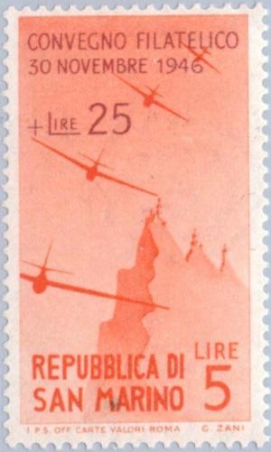 Colnect-168-444-Air-Mail---1946-new-color---ovp-Congresso-Filatelico.jpg