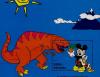 Colnect-1712-446-Mickey-and-Donald-Tyrannosaurus-rex.jpg