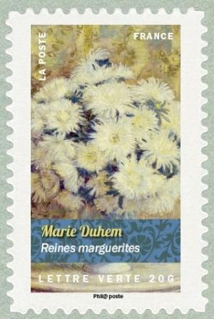 Colnect-2675-081-Marie-Duhem-daisies-Queens.jpg