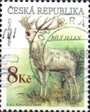 Colnect-3085-769-White-Deer-Cervus-elaphus.jpg