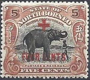 Colnect-6251-441-Asian-Elephant-Elephas-maximus---surcharged.jpg