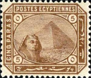 Colnect-1328-167-Sphinx-in-front-of-Cheops-pyramid.jpg