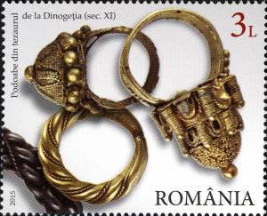 Colnect-2731-096-Golden-rings-from-Dinogetia-11th-century.jpg