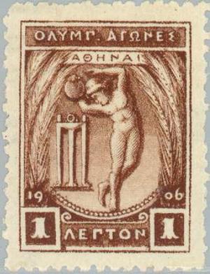 Colnect-166-030-1906-Interim-Olympic-Games---Apollo-throwing-the-discus.jpg