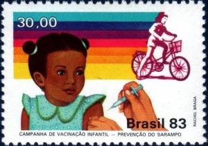 Colnect-2309-301-Girl-on-bicycle-and-girl-receiving-measles-vaccination.jpg