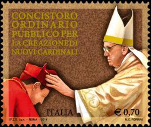 Colnect-2415-840-Papa-Francesco-in-act-of-creating-a-cardinal.jpg