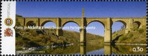 Colnect-575-152-Iberian-Bridges---Joint-Issue-with-Spain---Alc%C3%A2ntara-bridge.jpg