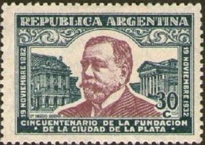 Colnect-1642-095-50-Years-of-Ciudad-de-La-Plata---Dr-Dardo-Rocha-1838-1921.jpg
