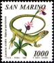 Colnect-1273-739-European-Green-Lizard-Lacerta-virdis-Bertoloni--s-Bee-Orch.jpg