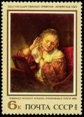 Colnect-4828-663--A-young-woman-trying-on-earrings--1654-Rembrandt-1606-166.jpg