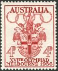 Colnect-5678-671-Arms-of-the-city-of-Melbourne-and-Olympic-rings.jpg