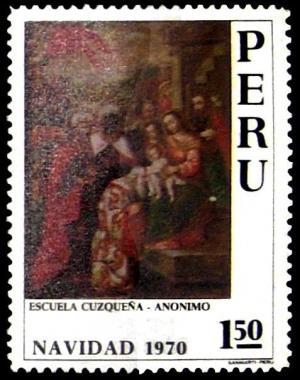 Colnect-1597-427--quot-Adoration-of-the-Magi-quot--Cuzco-School.jpg