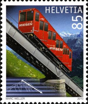 Colnect-693-044-Centenary-of-the-Niesen-cable-car.jpg
