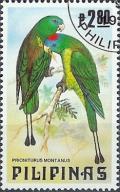 Colnect-874-819-Mountain-Raquet-tailed-Parrot-Prioniturus-flavicans-montanu.jpg