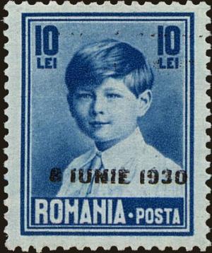 Colnect-5042-031-Michael-I-of-Romania-1921---overprinted.jpg