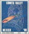Colnect-2928-245-Halley-s-Comet-pass-by-Earth.jpg