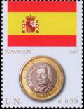 Colnect-2630-024-Flag-of-Spain-and-1-euro-coin.jpg