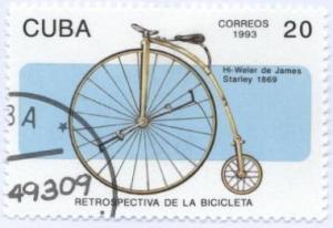 Colnect-1230-430-James-Starley-Old-bicycle.jpg