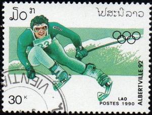 Colnect-1990-631-Slalom-skiing.jpg