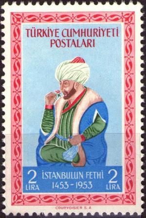 Colnect-727-042-Miniature-of-Sultan-Mehmet-II-by-Sinan.jpg