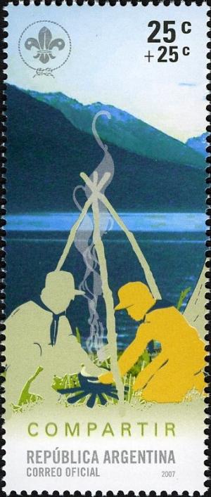 Colnect-1420-954-Centenary-of-the-Scout-Movement---Share.jpg