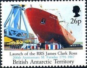 Colnect-2190-971-Launch-of-the-RRS-James-Clark-Ross.jpg