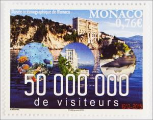 Colnect-3182-790-50-Million-visitors-to-the-Monaco-Oceanographic-Museum.jpg