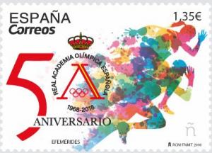 Colnect-5023-347-50th-Anniversary-of-the-Royal-Olympic-Academy-of-Spain.jpg
