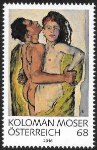 Colnect-3510-646--Lovers--by-Koloman-Moser-1912.jpg