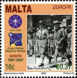 Colnect-657-690-Lord-Baden-Powell---District-Commissioner-Capt-JV-Abela.jpg
