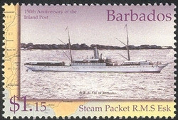 Colnect-1756-392-Map-of-Barbados-and-Steam-packet-RMS-Esk.jpg