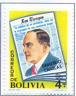 Colnect-2446-391-Demetrio-Canelas-title-page-of-the-newspaper--quot-Los-Tiempos-quot-.jpg