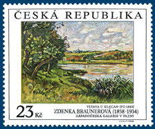 Colnect-353-634-Zdenka-Braunerov-aacute--1858-1934-Vltava-near-Klecany-1885.jpg