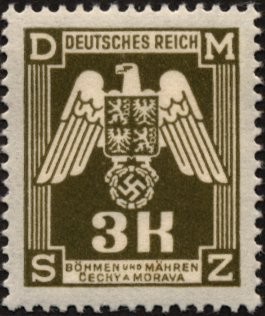 Colnect-617-799-Eagle-with-shield-of-Bohemia-Empire-badge.jpg