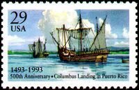 Colnect-200-180-Columbus--Ships-Landing-in-Puerto-Rico.jpg