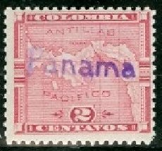 Colnect-4992-166-Map-of-the-Panama-isthmus-Overprinted.jpg