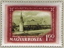 Colnect-597-538-Kremlin-tower-and-Moscva-river.jpg
